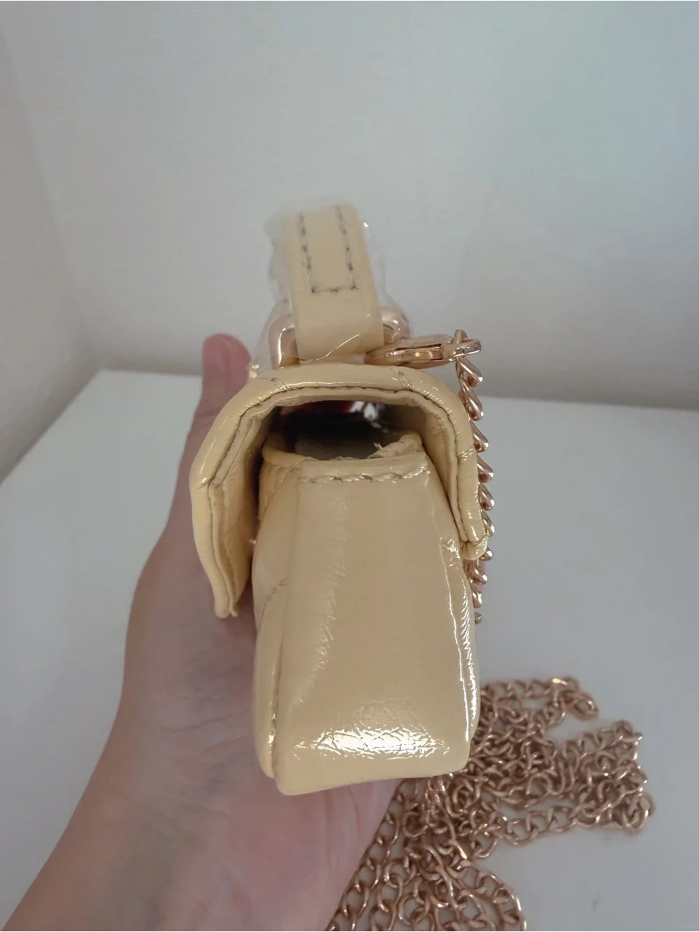 Mini Butter Yellow Crossbody Bag Charm